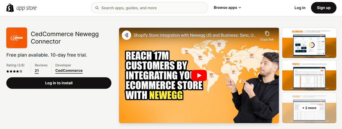 CedCommerce Newegg Connector